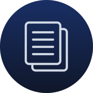 An illustration of a stacked documents to represent UX copywriting skill.